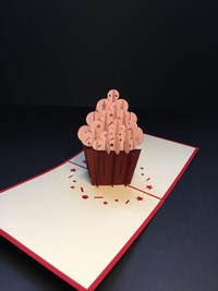 Carte anniversaire "Cupcake" NEW
