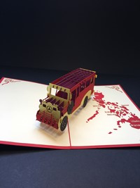 Carte en Kirigami "Jeepney" NEW