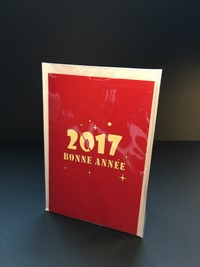 Carte de voeux "Champagne!!" 2017 NEW