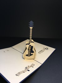 Grande carte "Guitare" NEW