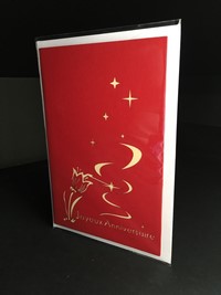 Carte en Kirigami "la fée clochette"