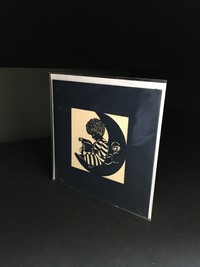 Carte en Kirigami "Pierrot"